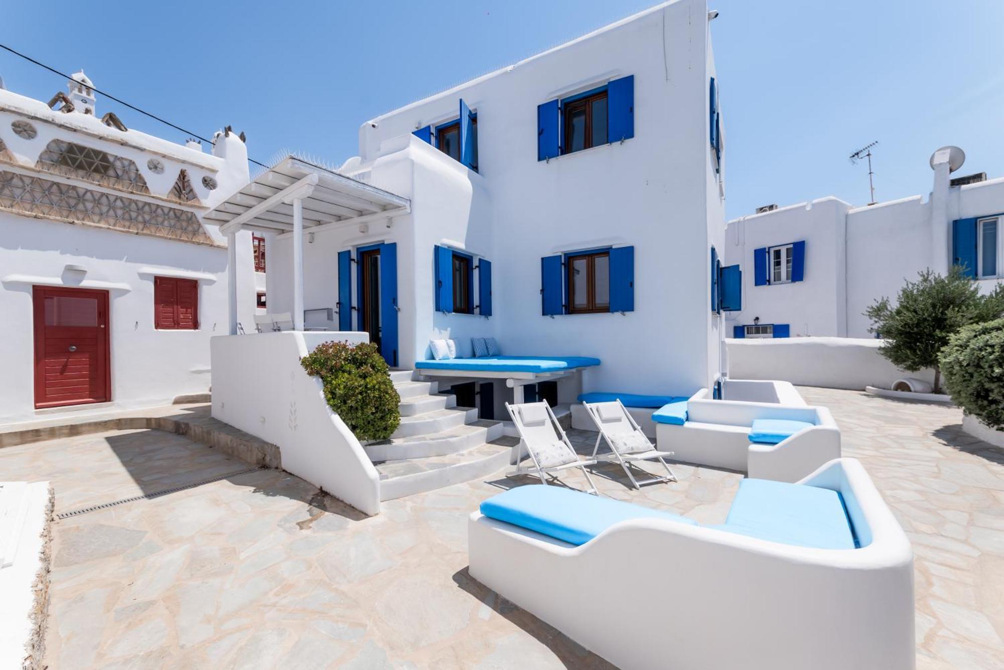 Olive Tree & Capari Mykonos Town Homes & Apartments With Pool! Exterior photo